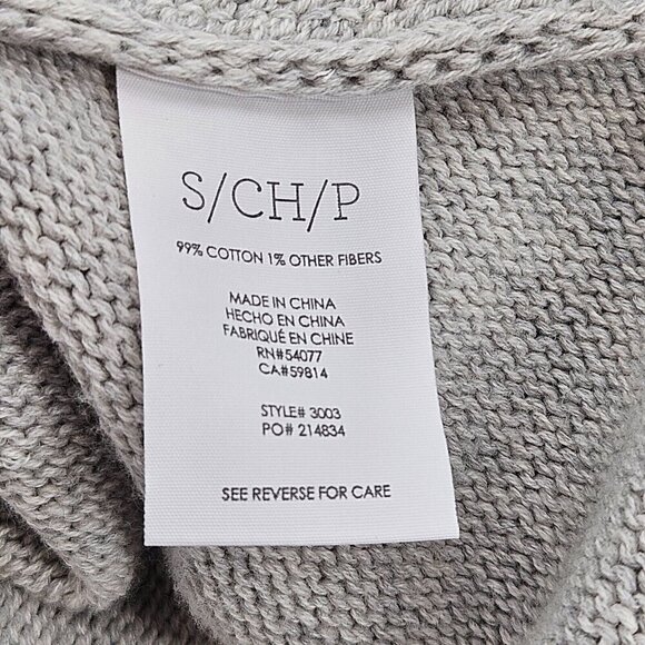 Cabi Cowl Neck Poncho Sweater Gray Women’s Size S Relaxed Fit Minimalist Fall - Picture 9 of 14